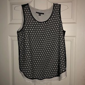 Black and white tank